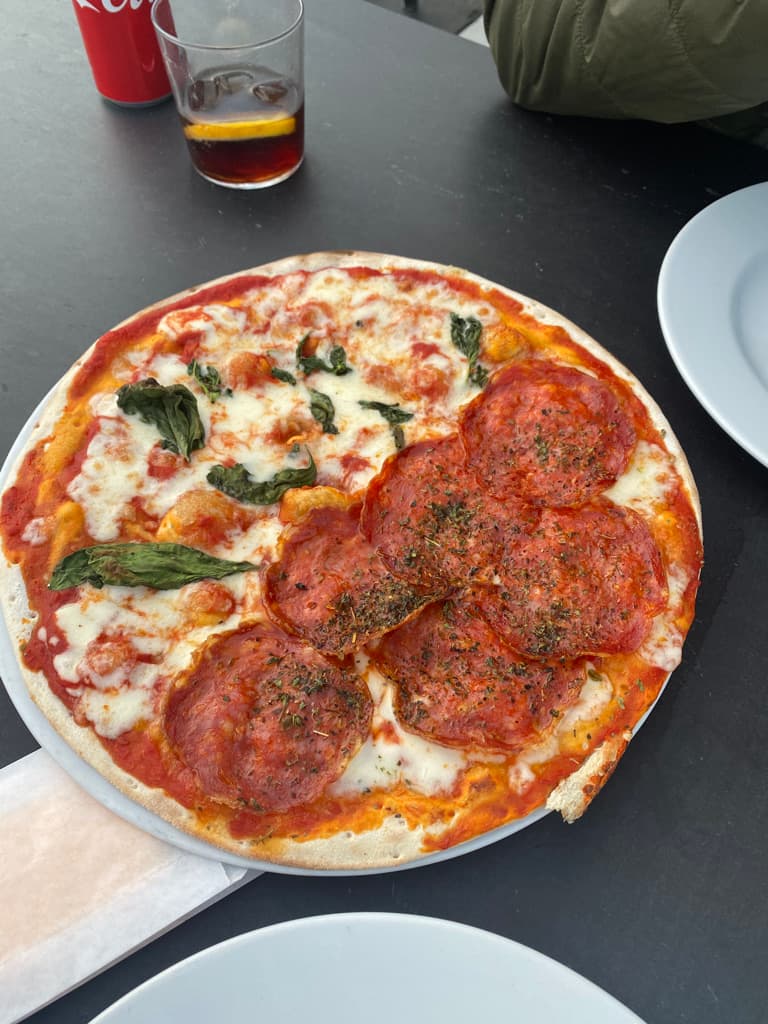 Pepperoni Pizza before