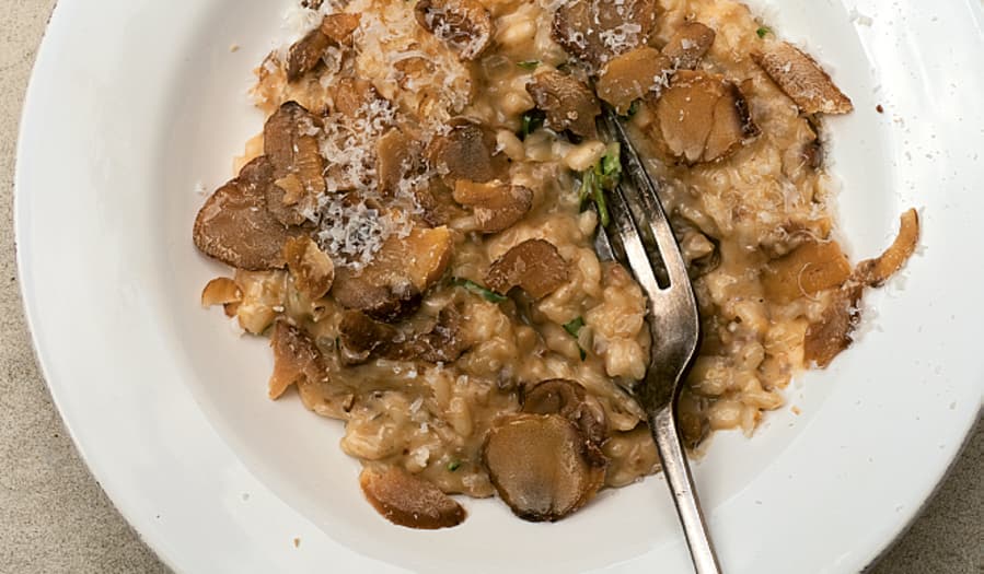 Truffle Risotto before